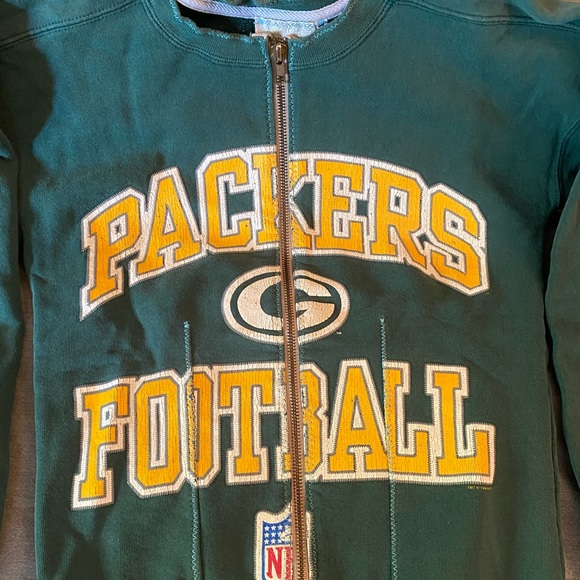 Vintage salvaged Packers zip-up - Picture 3 of 5